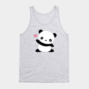 Kawaii Cute Panda Bear T-Shirt Tank Top